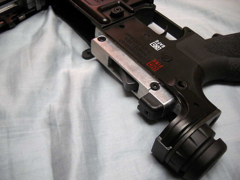 detail, Walther HK416 hammer